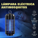 Lámpara Mata insectos. Trampa para mosquitos eléctrica 110V. Luz UV 360° para Interiores y Exteriores.
