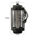 Lámpara Mata insectos. Trampa para mosquitos eléctrica 110V. Luz UV 360° para Interiores y Exteriores.