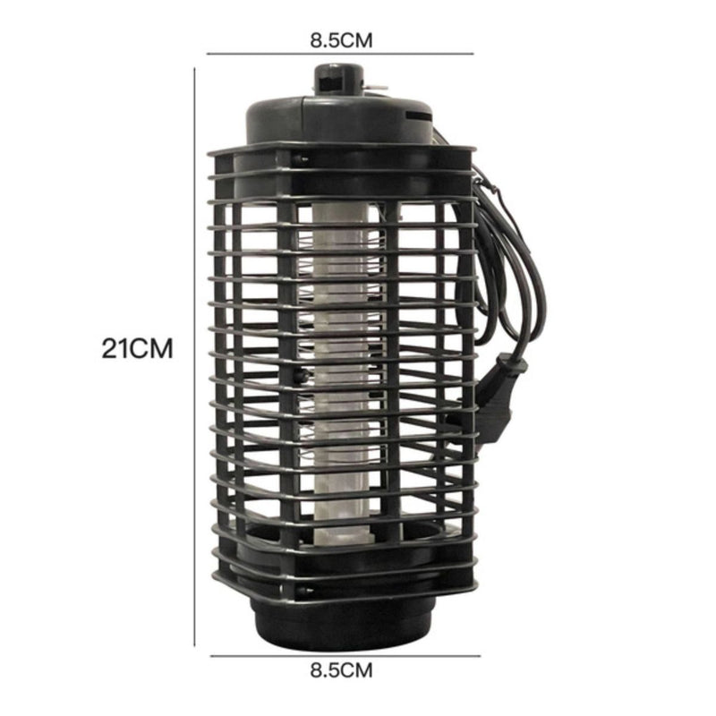Lámpara Mata insectos. Trampa para mosquitos eléctrica 110V. Luz UV 360° para Interiores y Exteriores.