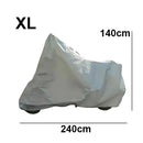 Funda Impermeable XL (120X240cm) para Moto. Protección Total contra Lluvia y Sol. Cobertor para motocicleta.