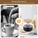 Vaso Mezclador Eléctrico 400ml Recargable para Café, Leche y Batidos. Taza revolvedora.