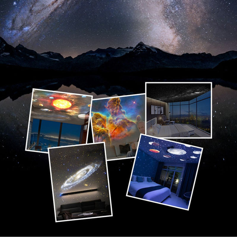 Proyector de Estrellas y Galaxias para Techo y Habitaciones. Lampara de Espacio. Área De Proyección de Hasta 12. 5 m².