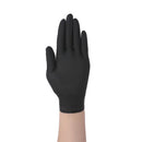 Guantes Desechables De Nitrilo. Color Negro. Caja de 100 unidades. (Talla M) PAR