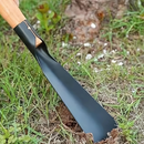 Pala de Jardinería Multiusos con Mango de Madera. Ideal para Sembrar Plantas, Suculentas y Huertos. Resistente y Punta Plana.