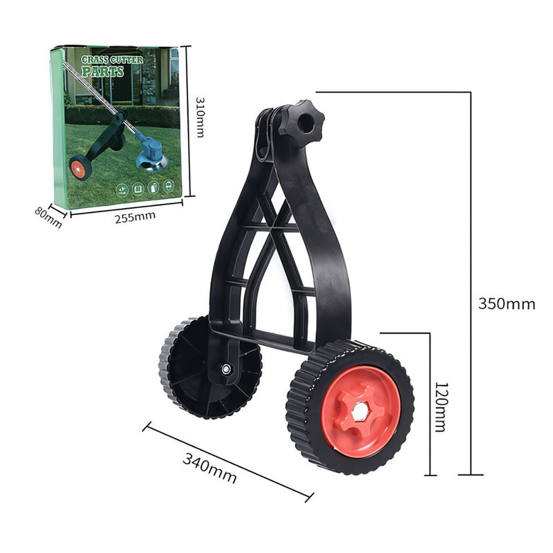 Rueda Auxiliar Universal Para Desmalezadora Guira. Ruedita de Soporte Ajustable para Cortadora de Césped.