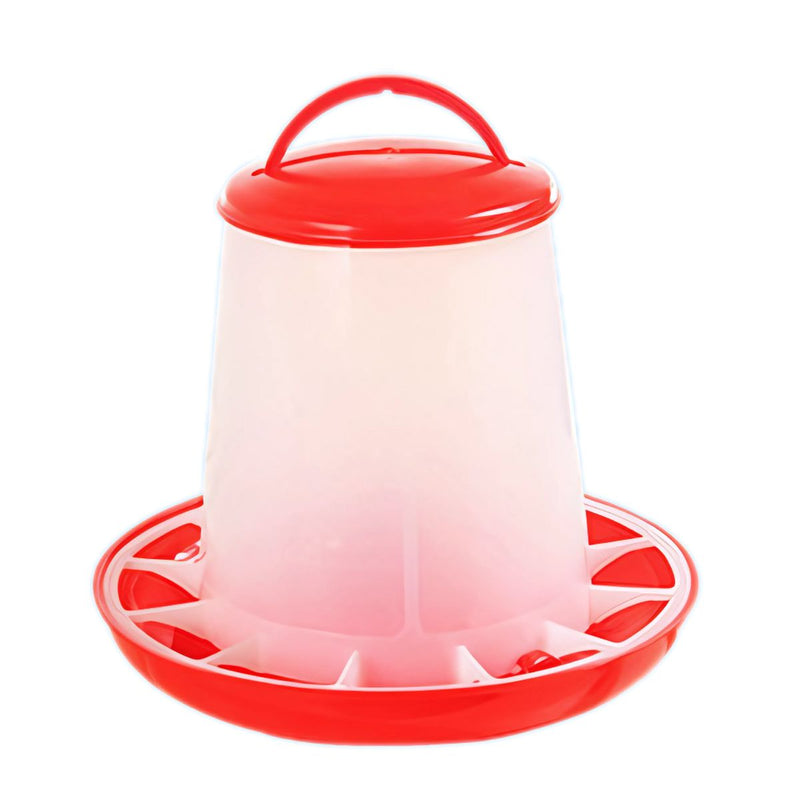 Comedero para Pollos. 26x26cm. Alimentador para Aves de Corral. Capacidad de 3Kg.