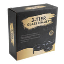 Escarchador de Copas 3 Niveles para Bar. Bordeador de vasos y copas para Sal, Azúcar y Limón. Ideal para hacer cocteles. Decorador.