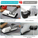 Afilador de Cuchillos Eléctrico Portátil. 2 modos de afilado y carga USB.