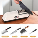 Afilador de Cuchillos Eléctrico Portátil. 2 modos de afilado y carga USB.