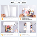 Hojas para Plastificar A4 (Pack de 100 unidades) 70 Micras. Laminado Térmico Impermeable. Fundas laminas protectoras para fotos y documentos.