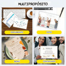 Hojas para Plastificar A4 (Pack de 100 unidades) 70 Micras. Laminado Térmico Impermeable. Fundas laminas protectoras para fotos y documentos.