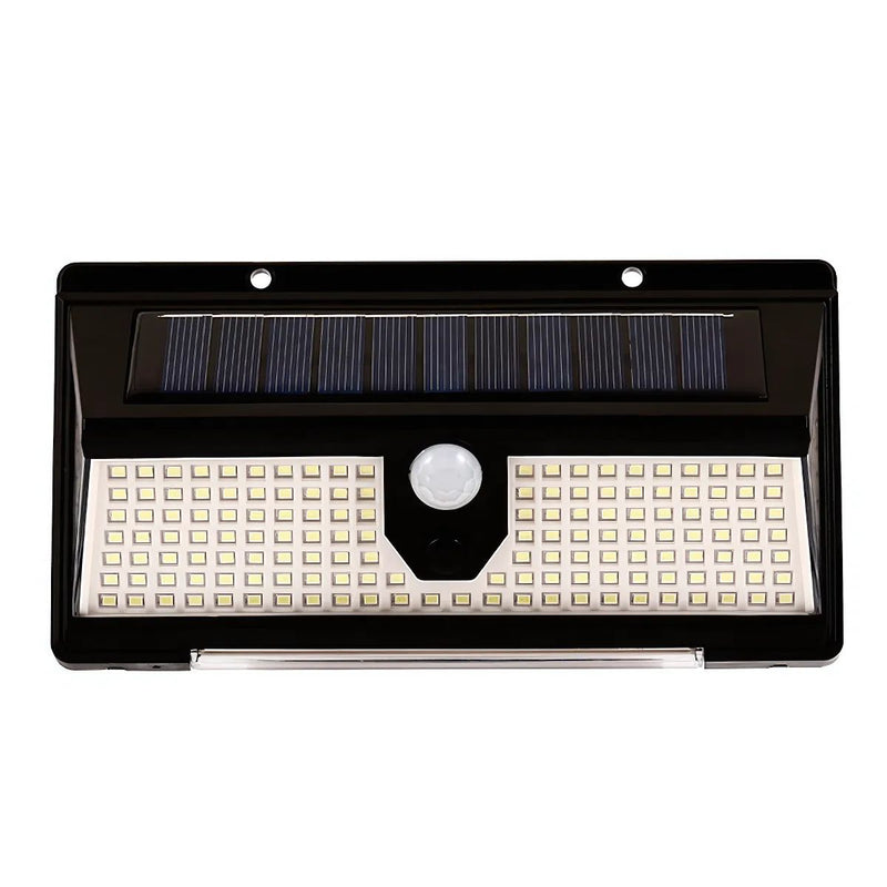 Lámpara Solar LED Exterior con Sensor de Movimiento. Luz foco solar para Jardín con 3 modos de luz. Cobertura de hasta 35m².
