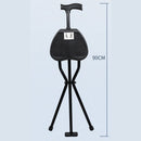 Bastón Asiento 2 en 1. Bastón de Apoyo Convertible en Silla Portátil. Ideal para adultos mayores y caminatas largas.