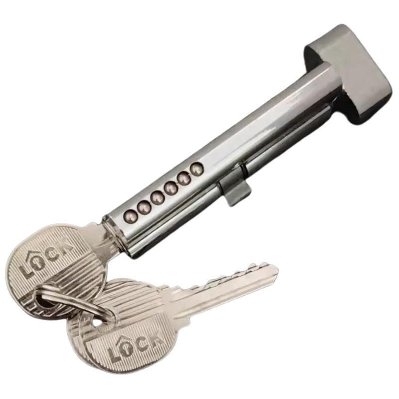 Cilindro de Seguridad Modelo Small Gourd 70mm. Cerradura para Puerta Interior con 3 Llaves. Compatible con Perfil Europeo.