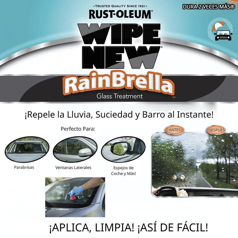 Repelente De Agua Para Vidrios, Parabrisas, Retrovisores. Funciona Para Repeler Agua De Los Cristales.