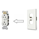 Tapa Plástica De Interruptor O Tomacorriente Con Luz LED. Iluminación Automática. Ideal para Pasillos y Dormitorios.