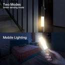 Lámpara Nocturna Inteligente Recargable con Sensor de Movimiento. Luz LED Cálida 5V Inalámbrica. Alcance de 3 a 5 M.