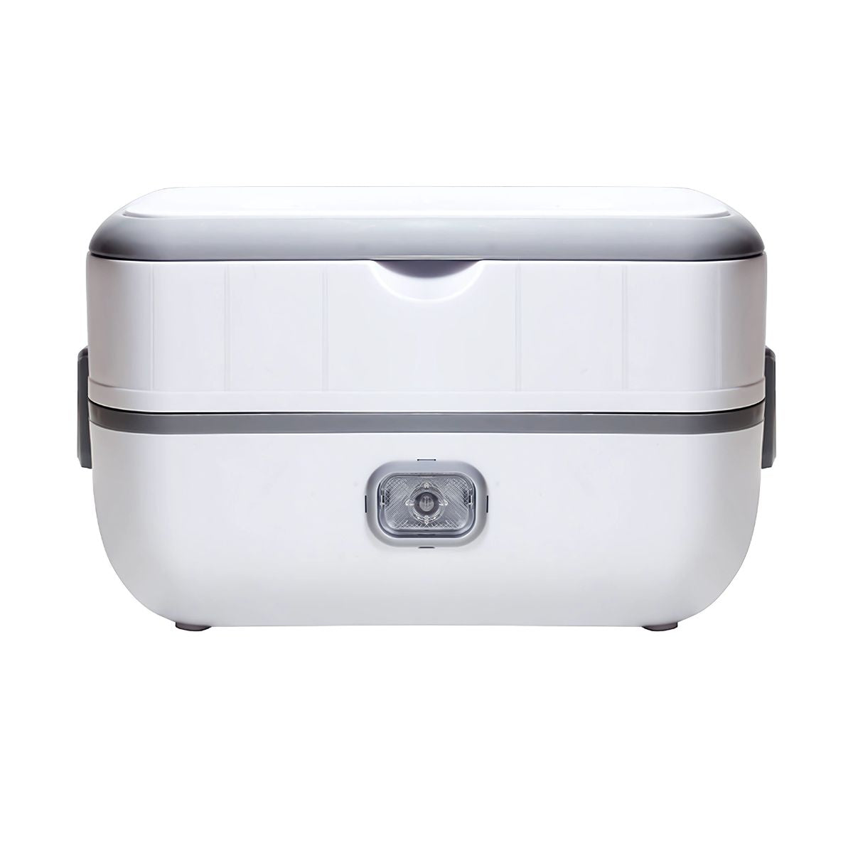 Lonchera Eléctrica Portátil con Doble Recipiente. Calentador de Alimentos a Vapor 110V. Lunch Box de 2 Compartimentos.