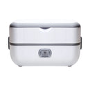 Lonchera Eléctrica Portátil con Doble Recipiente. Calentador de Alimentos a Vapor 110V. Lunch Box de 2 Compartimentos.