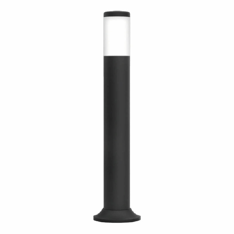 Lámpara poste tipo bolardo 1XE27 - ABS, 110-240V, 90x700mm, Estilo Versátil. Luz para poste.