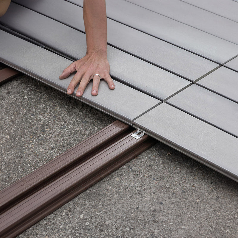 Perfil Vigueta WPC para montaje piso Deck exteriores 25x40x2900 mm