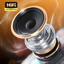 Bocina Bluetooth 5.3 Portátil de 15W RMS. Speaker Parlante Inalámbrica con Luces LED RGB. Altavoz Recargable.