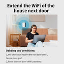 Repetidor WiFi Inalámbrico 300Mbps 2.4GHz. Amplificador de Señal Wireless-N con Botón WPS. Extensor de Cobertura 110V.