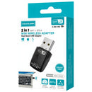 Adaptador USB WiFi Dual Band + Bluetooth 5.4. Mini Receptor Inalámbrico WiFi 6 (2.4G/5G). AX900. Para PC y Laptop.