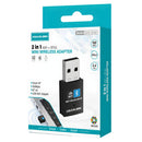 Adaptador USB WiFi + Bluetooth 2 En 1. Mini Receptor Inalámbrico 150 Mbps Con Bluetooth 4.0 Para PC Y Laptop.
