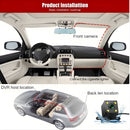 Dash Cam Cámara Para Autos 1080P FHD. Grabación Frontal, Cabina Y Trasera Con G-Sensor. Dashcam Con Asistencia De Estacionamiento Y Visión Amplia 170°.