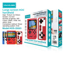 Consola De Videojuegos Portátil Retro 3” Con 400 Juegos. Mini Game Box 8-Bit Con Salida AV Para TV Y Modo 2 Jugadores. Consola Arcade. Color rojo.