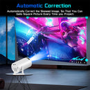 Proyector 4K Inteligente con Android 11, WiFi 6 Dual Band, Bluetooth 5.0 y Rotación Ajustable hasta 130”. Proyector multimedia.