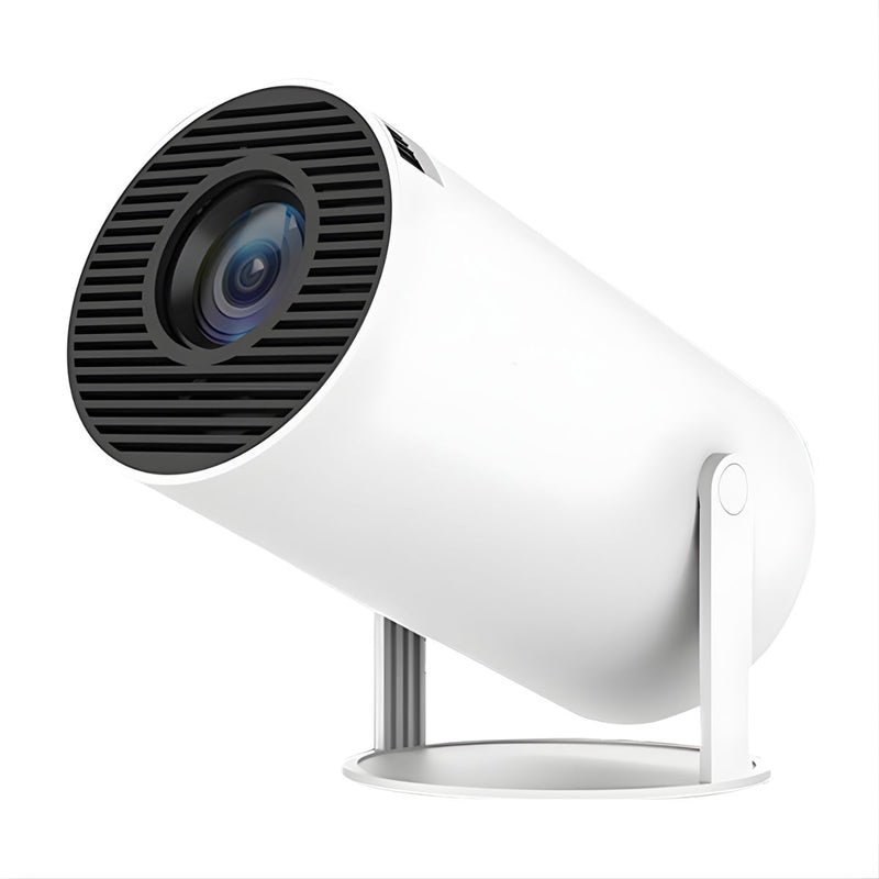 Proyector 4K Inteligente con Android 11, WiFi 6 Dual Band, Bluetooth 5.0 y Rotación Ajustable hasta 130”. Proyector multimedia.