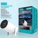 Proyector 4K Inteligente con Android 11, WiFi 6 Dual Band, Bluetooth 5.0 y Rotación Ajustable hasta 130”. Proyector multimedia.