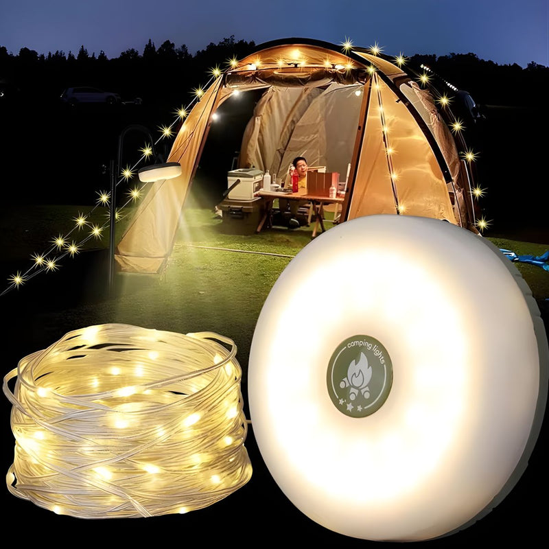 Cinta LED Multifunción De 10 Metros Con Luz RGB. Iluminación Cálida Y Fría. Tira LED Recargable USB-C Para Interior Y Exterior.