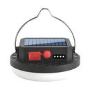 Lámpara LED Solar Portátil 10W Recargable Con Panel Solar y USB-C. Luz Blanca y Cálida. Resistente al Agua.
