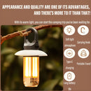 Lámpara LED Portátil 10W Recargable USB-C. Luz Cálida Exterior Con Gancho Para Colgar.