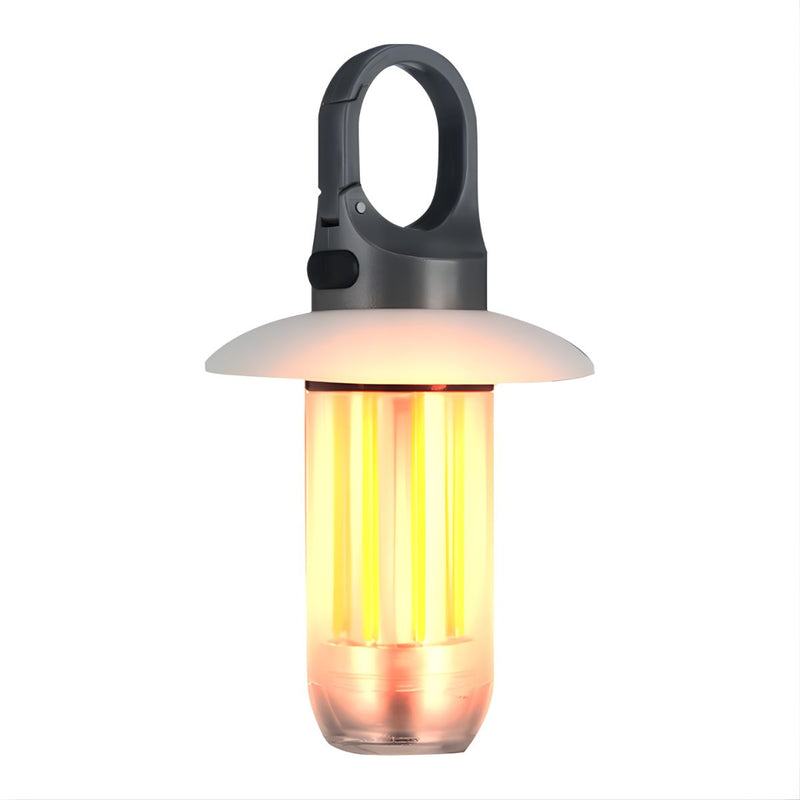Lámpara LED Portátil 10W Recargable USB-C. Luz Cálida Exterior Con Gancho Para Colgar.