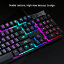 Teclado y Mouse Gamer con Iluminación RGB. Sensación Mecánica, USB, Diseño Ergonómico y Resistente al Agua.