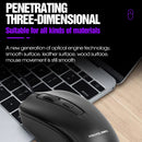 Mouse con Cable USB (1.2m). DPI Ajustable 800-1200-1600. Diseño Ergonómico de 4 Botones. Ideal para PC y Laptop.