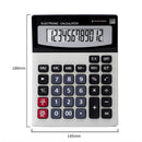 Calculadora Electrónica De Escritorio Con Pantalla De 12 Dígitos Y Teclas Grandes. Base Antideslizante.