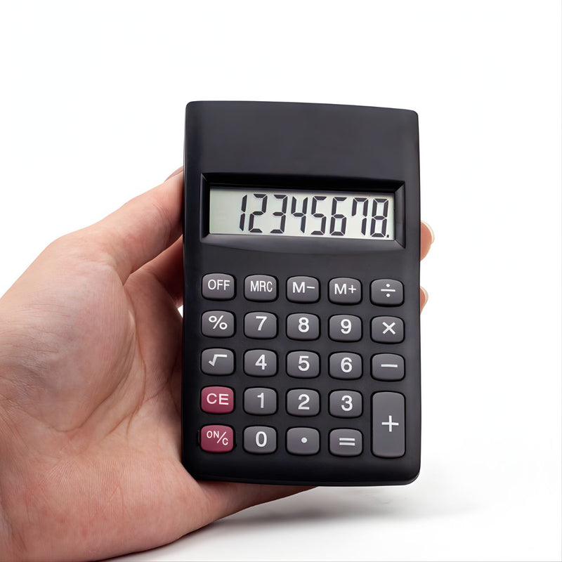 Calculadora Electrónica de 8 Dígitos con Pantalla Grande (6.9x11.3cm). Ideal para Oficina, Escuela y Hogar.
