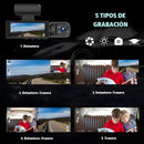 Dash Cam Cámara Doble para Autos 1080P con WiFi. Grabación Frontal y Trasera. Dashcam con Visión Nocturna HD para carros. WiFi + 32G