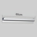 Barra Portacomandas Metálica de 60 cm para Cocina. Soporte para Tickets y Órdenes de Restaurante. Riel Organizador