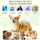 Cepillo Removedor de Pelo para Mascotas. Peine con Agujas Mejoradas para Perros y Gatos. Desenredante y Masajeador 20x8x2cm.