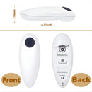 Abrelatas Eléctrico Automático Portátil. Apertura sin Esfuerzo para Latas y Frascos. Incluye Herramienta Antideslizante para Tapas.