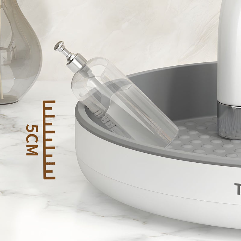 Organizador Giratorio de 30 cm para Cocina o Baño. Bandeja de 360° para Especias, Cosméticos y Almacenamiento.