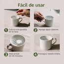 Pastillas Efervescentes Limpiadoras Para Tazas Y Vasos. Eliminador De Manchas De Café, Té Y Vino. Tabletas De Limpieza Con Ácido Cítrico 50g.