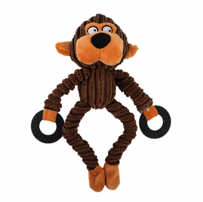 Juguete para perro con sonido. Peluche de Monkey. Tamaño 26cm.