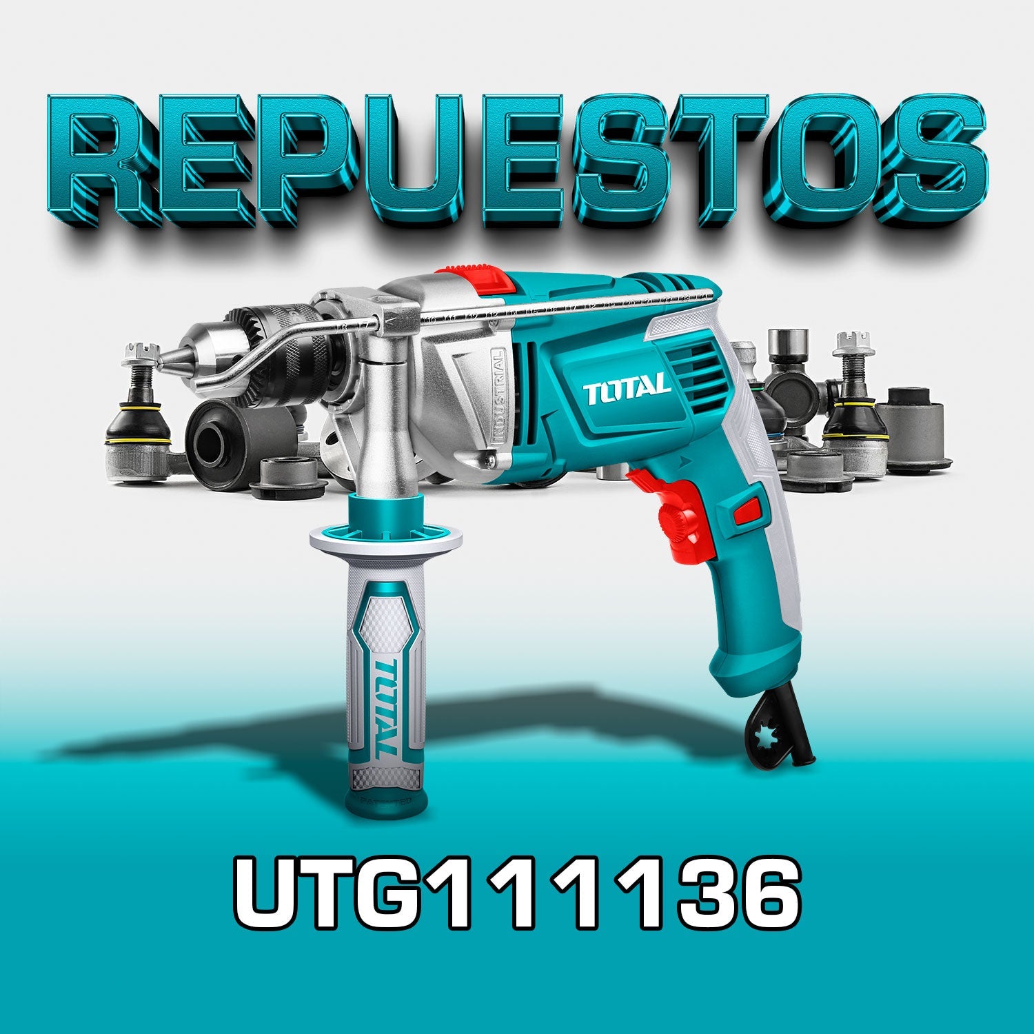 Repuestos Taladro Percutor 1010W De 1/2"  Codigo UTG111136